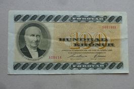 Foroyar ++ 100 Kronen 12. April 1949