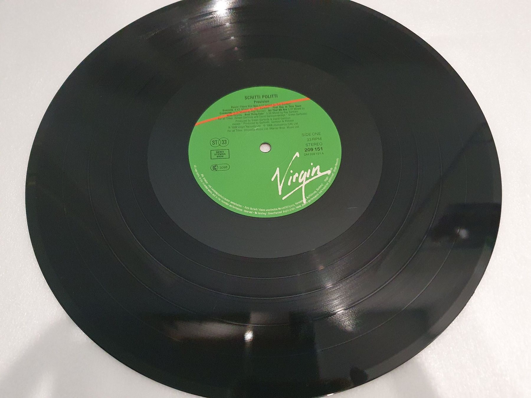 Schallplatten: Scritti Politti – Provision – Gebraucht aus Uster von Vinyl-Leidenschaft 3