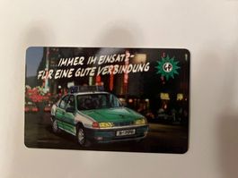 Taxkarte 6 DM Gewerkschaft der Polizei Hilden