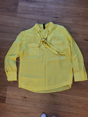 Marc Cain Bluse, Gr. 42, hellgelb, sehr schöner Zustand