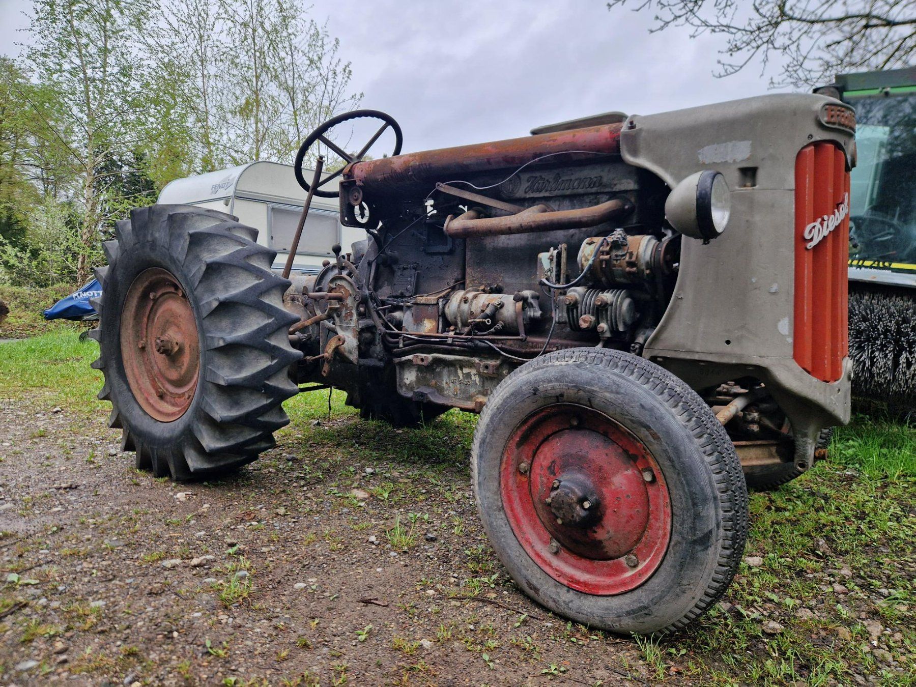Hürlimann Trattori: Oldtimer Traktor Hürlimann D100 Teileträger – Usato da Dürnten venduto da Bachtel84