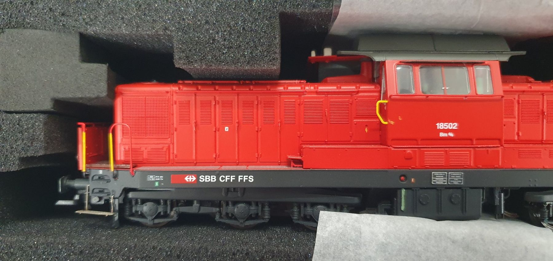 LS Models Trains électriques: LS Modeis 17007 SBB Bm 6/6  18502 rot mit ESU Decoder – Neuf (Voir description) à Würenlos par juruth 3