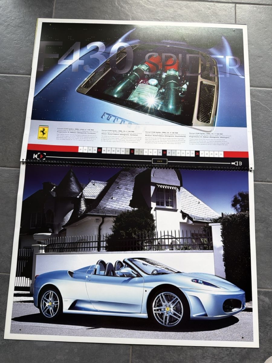 Ferrari Kalender: Original Ferrari Kalender 2007 – Gebraucht aus Wolfwil von Rolex1 6