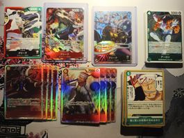 One Piece OP15 JP 50 Karten, SEC, SR, R & Alt Art AA