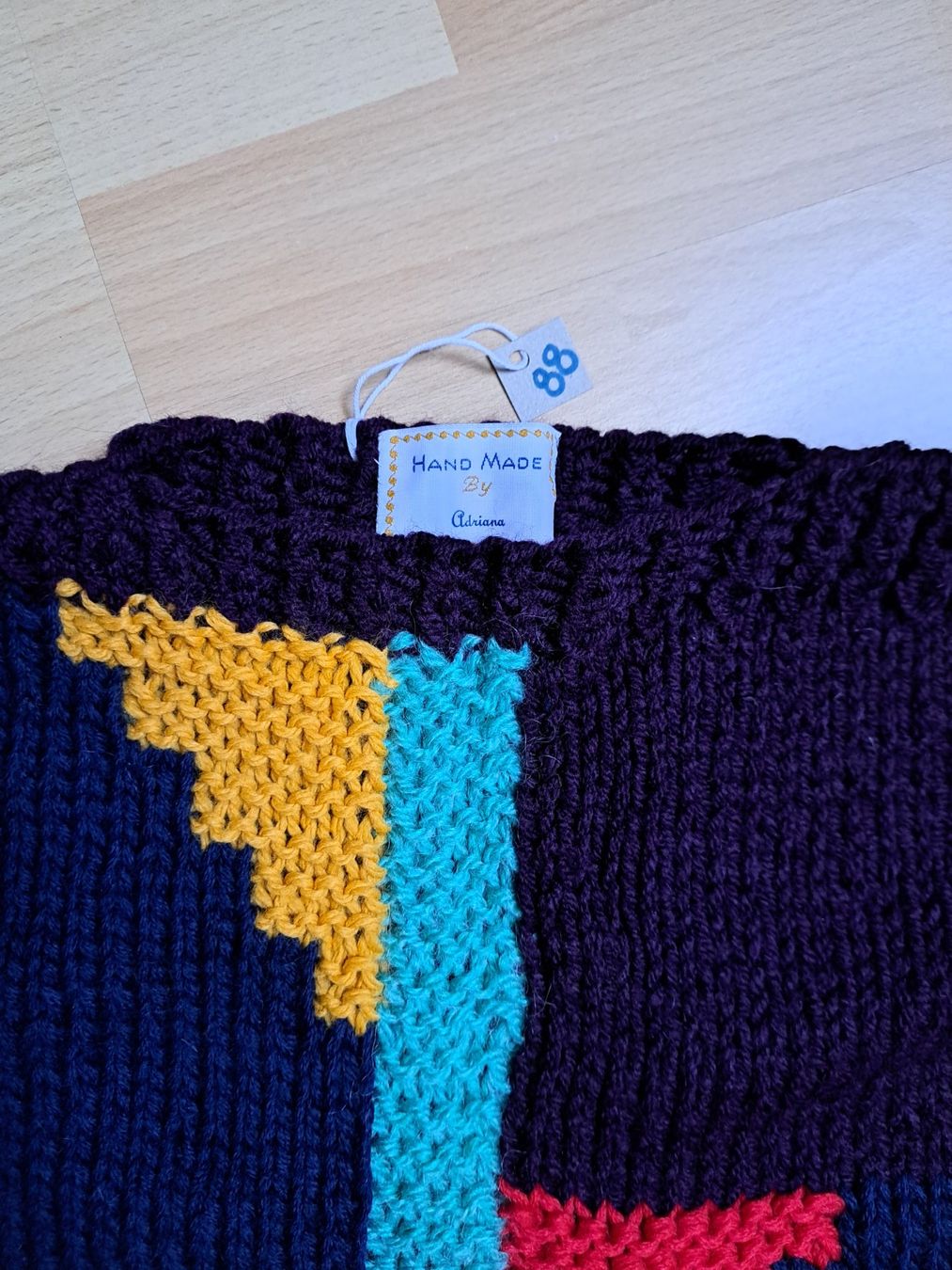 Maglioni & Felpe: Vielfarbiger Wollpulli Handgestrickt – Nuovo (secondo la descrizione) da Hettiswil venduto da san_kf5h 2