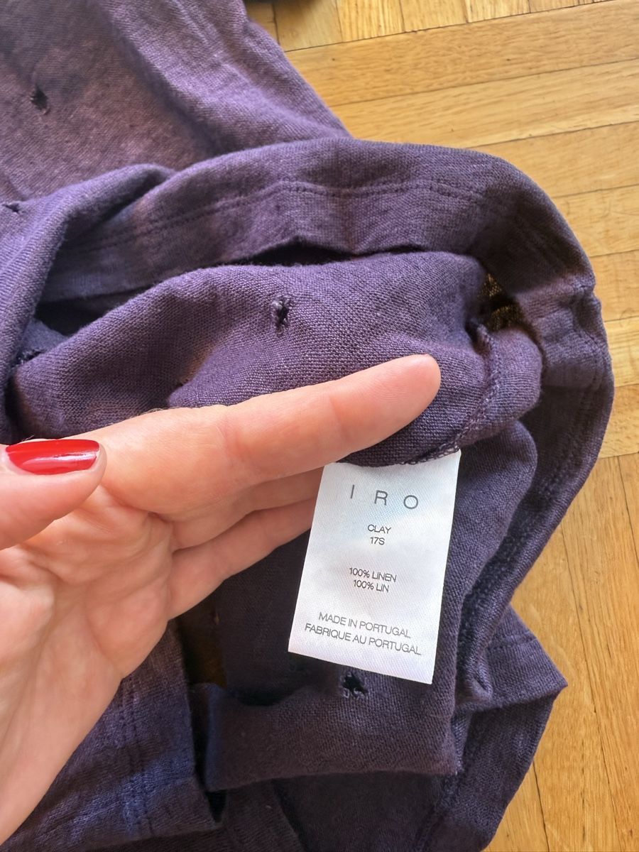Iro T-shirts: IRO linen tshirt  – Neuf (Voir description) à st prex par magdalenaonline 2