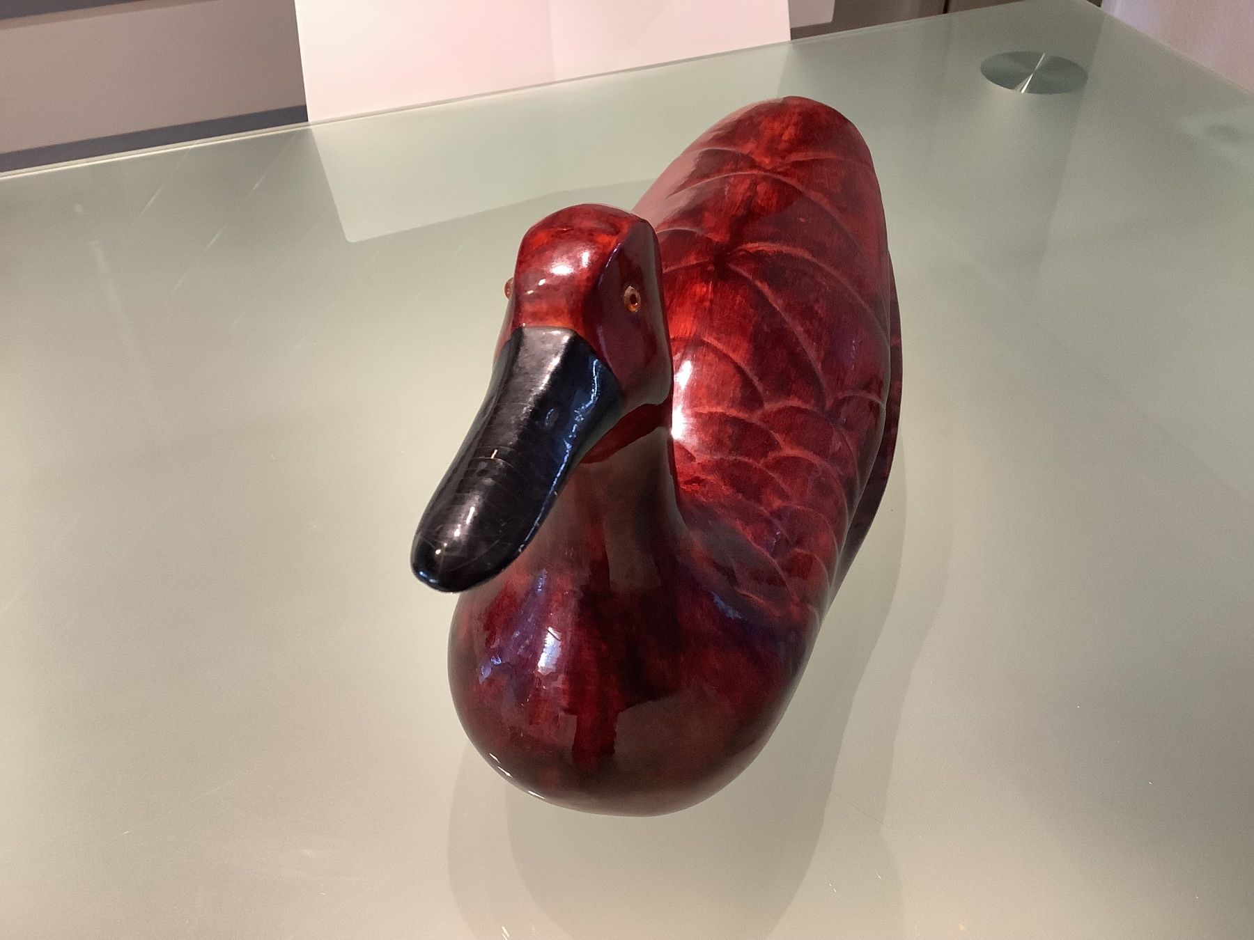 Sculture & Statue: Canard décoratif en bois sculpté – Usato da Chancy venduto da Capu19 2