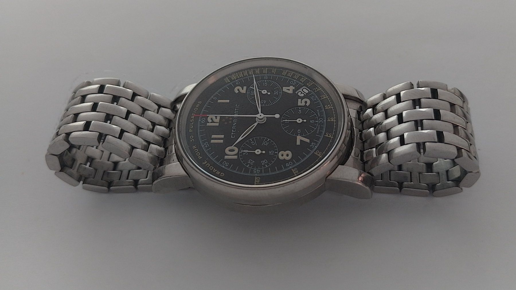 Eterna Orologi: Eterna-Matic Pulsometer Chronograph – Seltene "de Sede" Edit – Usato da Basel venduto da Givens_Watches 3