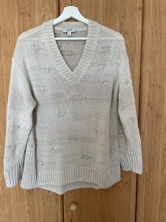 COS Knit Sweater, Leinen-Wool Pullover