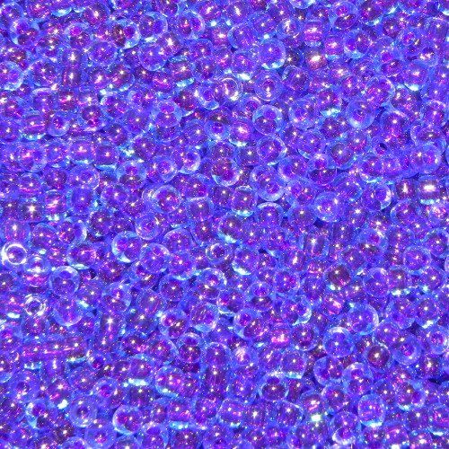 Perlen (unechte): Saatperlen Miyuki Fuchsia Lined Aqua Luster 3mm – Neu und originalverpackt aus Klingnau von SilberwindArt