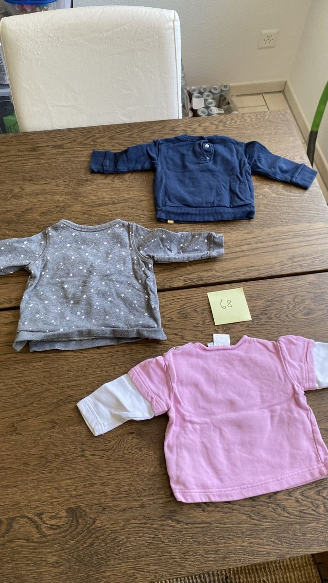 H&M Lotti & Set di vestiti: 3er Set Baby Pullover Gr. 68 - Rosa Blau Eule Baby Pullis – Usato da Hochwald venduto da _biene_ 6
