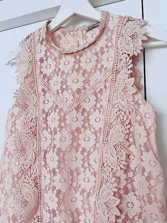PASTELLROSA BLUSE