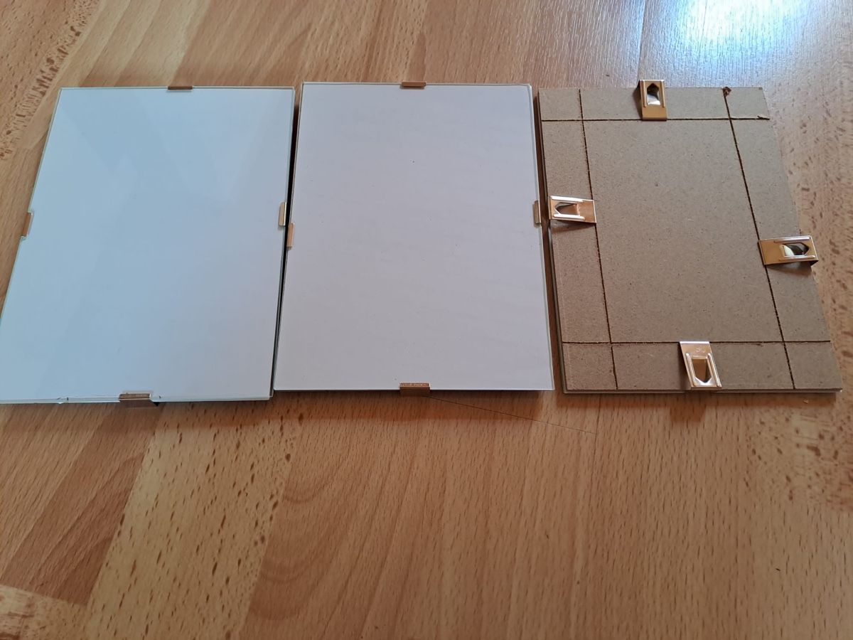 Bilderrahmen: 3 Passepartouts/Rahmenelemente neuwertig – Gebraucht aus Bottenwil von Guguseli014