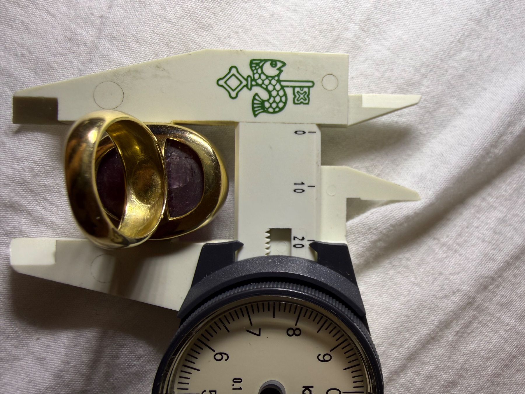 Anelli: GoldRing 18k mit Turmalin Rubellit – Usato da Oberhof venduto da RealStone 8