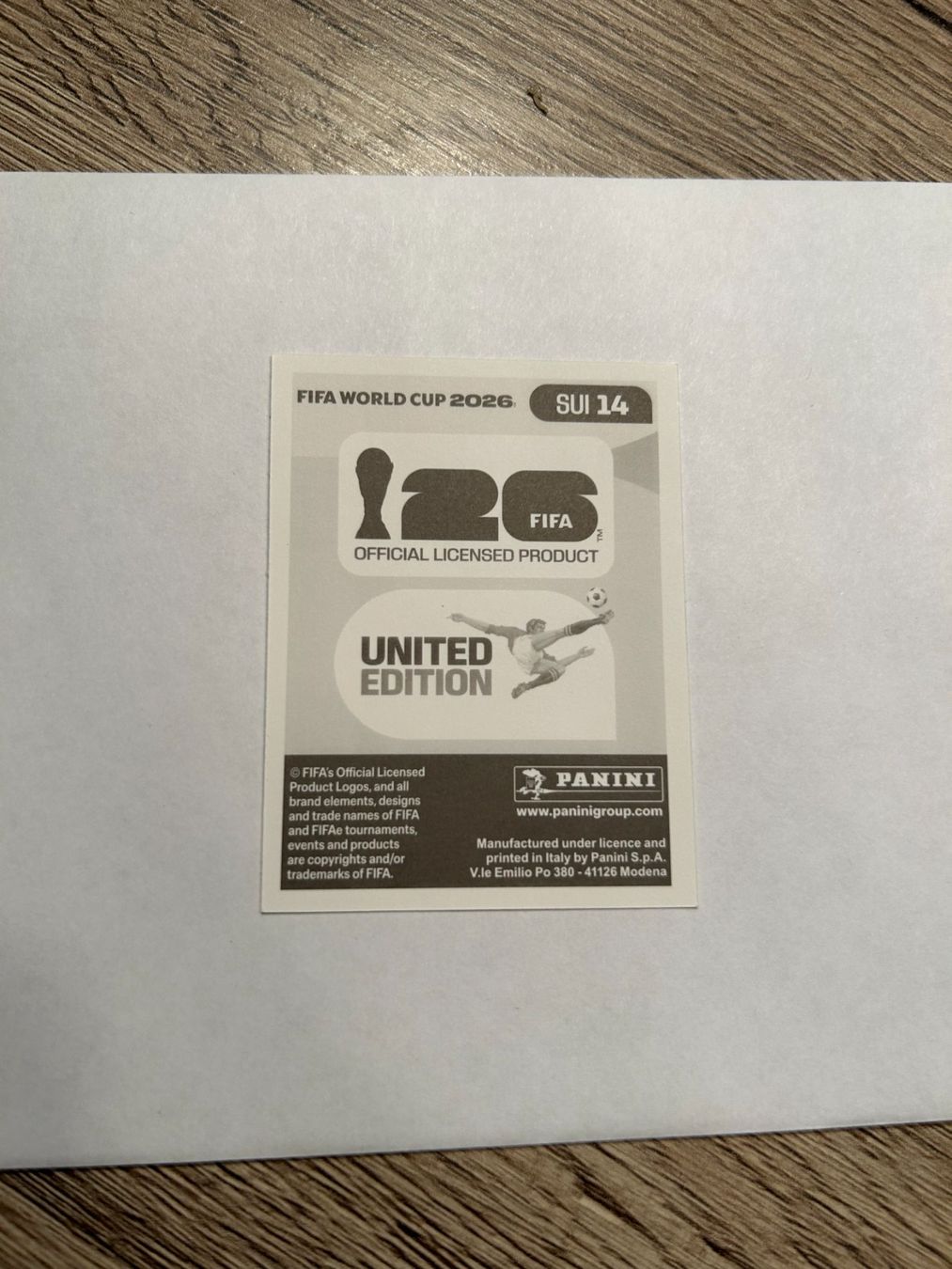Panini Carte collezionabili: Panini FIFA World Cup 2026 - SUI 14 – Usato da Zumikon venduto da meter03 1