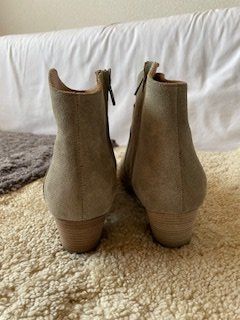Isabel Marant Damenschuhe: Isabel Marant Taupe Suede Dicker Booties Size 38 – Neu (gemäss Beschreibung) aus Bernhardzell von Sunka0 3