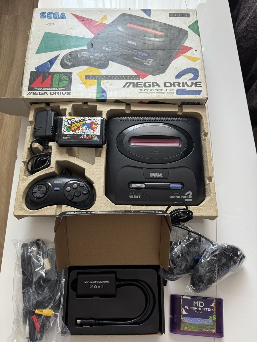 Sega Konsolen: Sega Mega Drive 2 Bundle OVP – Gebraucht aus Winterthur von SashaGo
