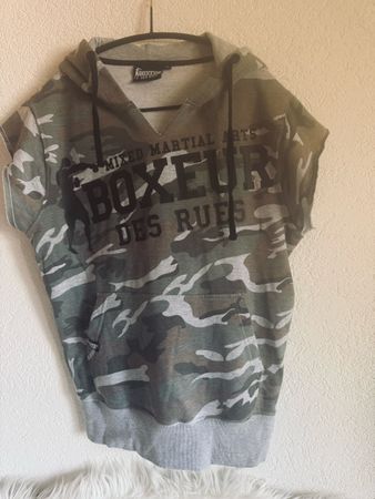 Boxeur des Rues Camo Ärmellos Hoodie, Gr. L,Neuwertig !
