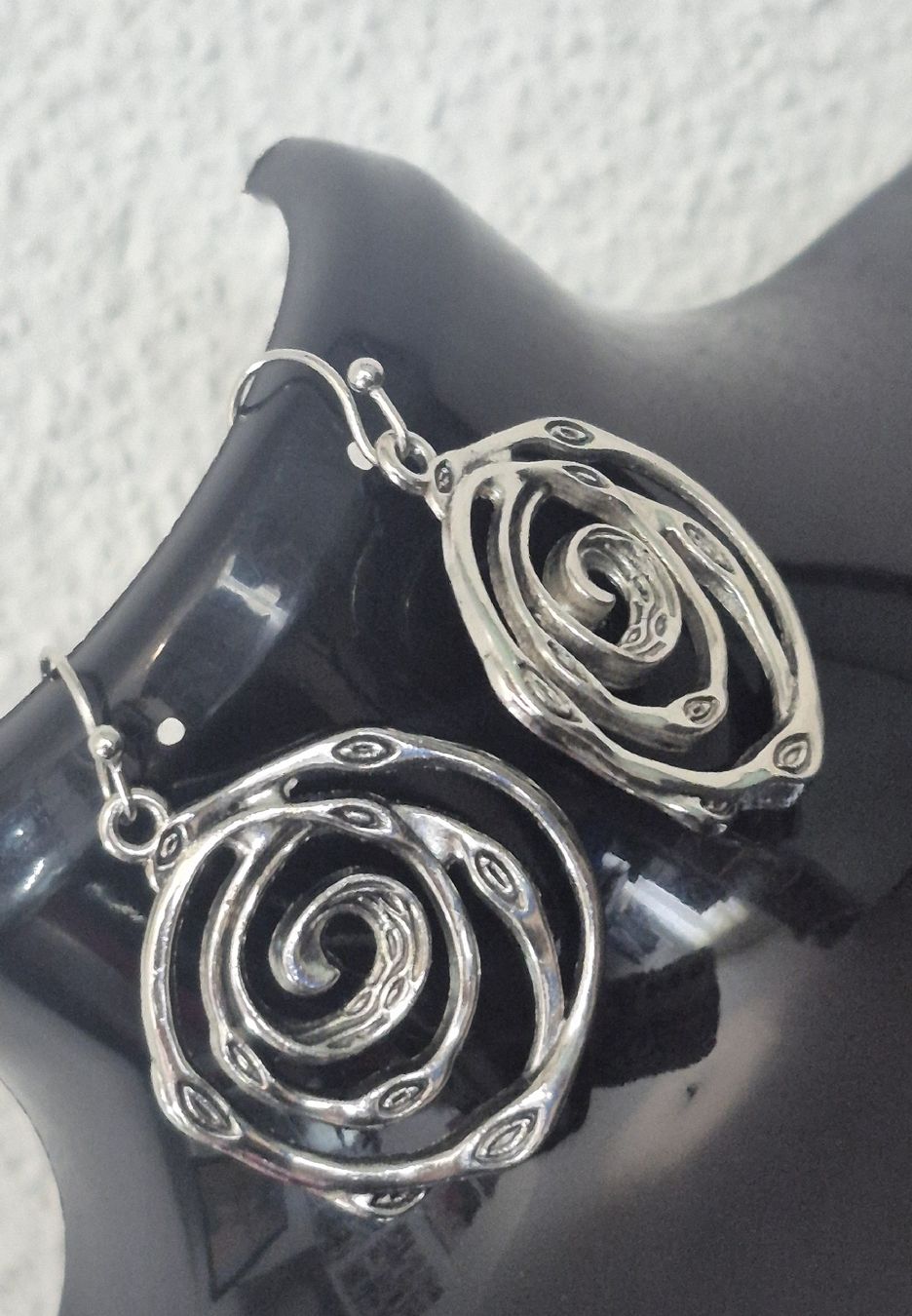 Boucles d'oreille: Orecchini pendenti argento design spirale nuovo – Neuf (Voir description) à Giubiasco par Stefaniav 1
