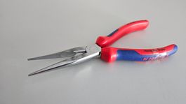 Knipex Flachrundzange mit Schneide (Storchschnabelzange) 26
