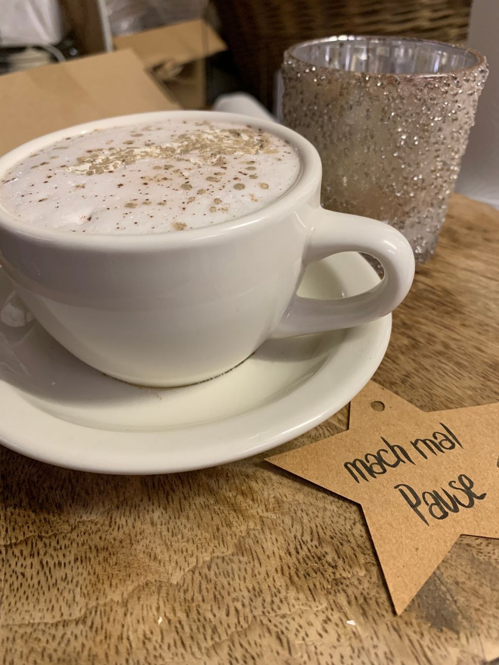 Tutte le decorazioni: Deko Kaffee Tasse "Cappuccino" – Usato da St. Gallen venduto da Miousch 4