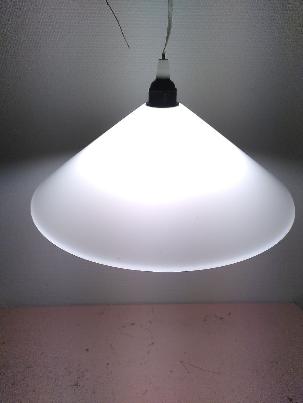 Paralumi: Lampenschirm, Kunststoff weiss, opal – Usato da Basel venduto da kas_8r2y 1