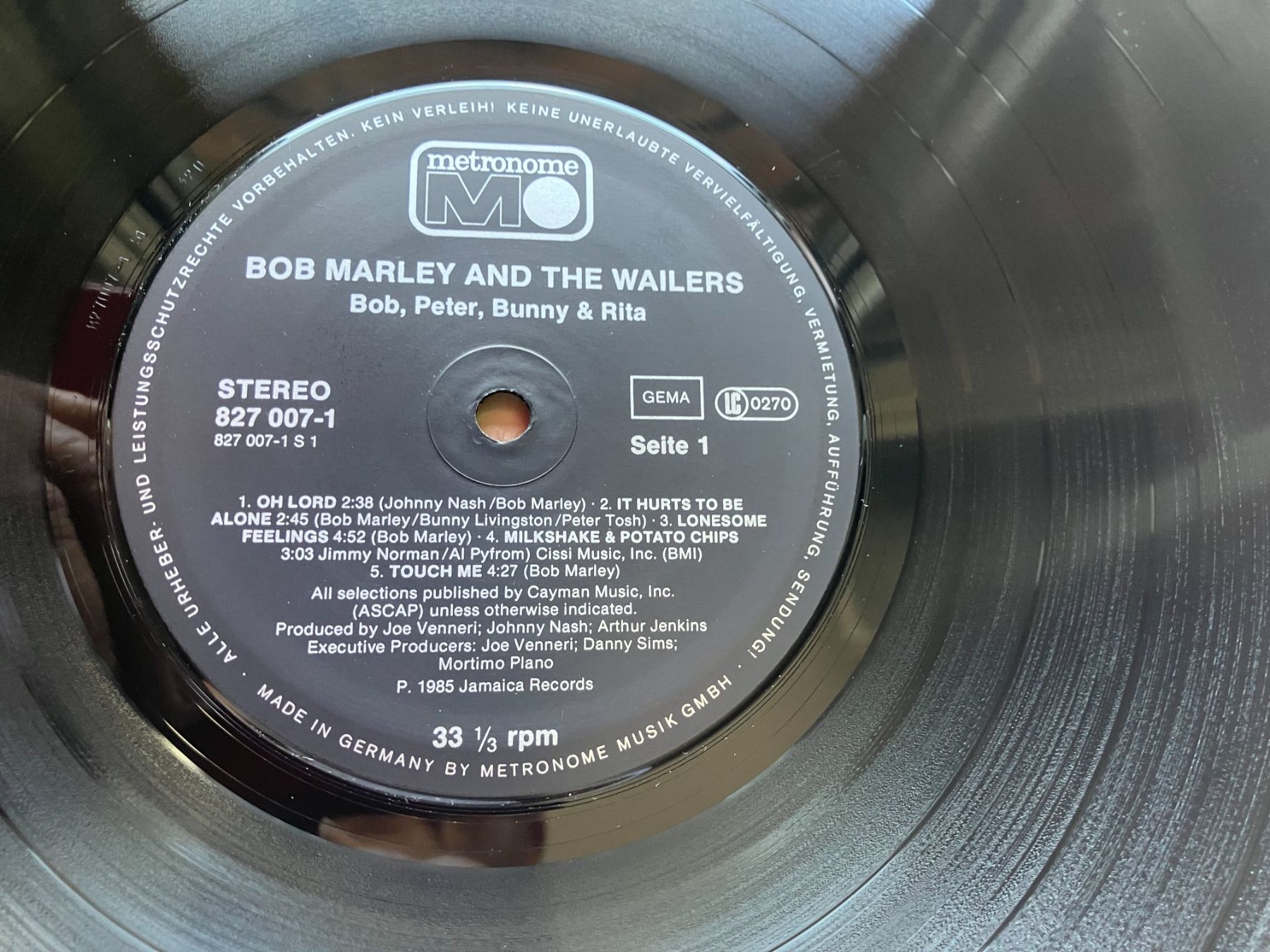 Dischi in vinile: Bob Marley – Usato da Aarwangen venduto da Jukebox3 5