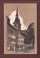 LAUSANNE - Cour de l'ancienne Académie - 1917 // pli //
