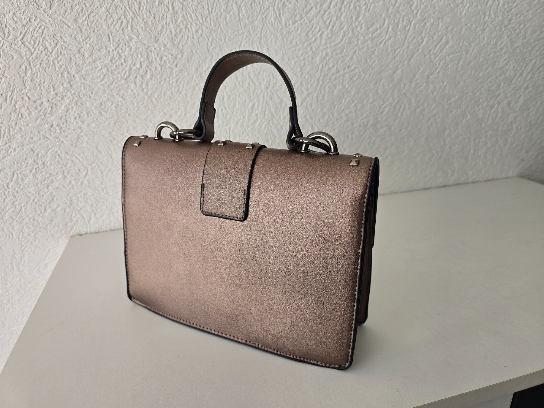 Taschen für Damen: Sac clouté bronze métallique – Neu (gemäss Beschreibung) aus Les Verrières von kitel79 4