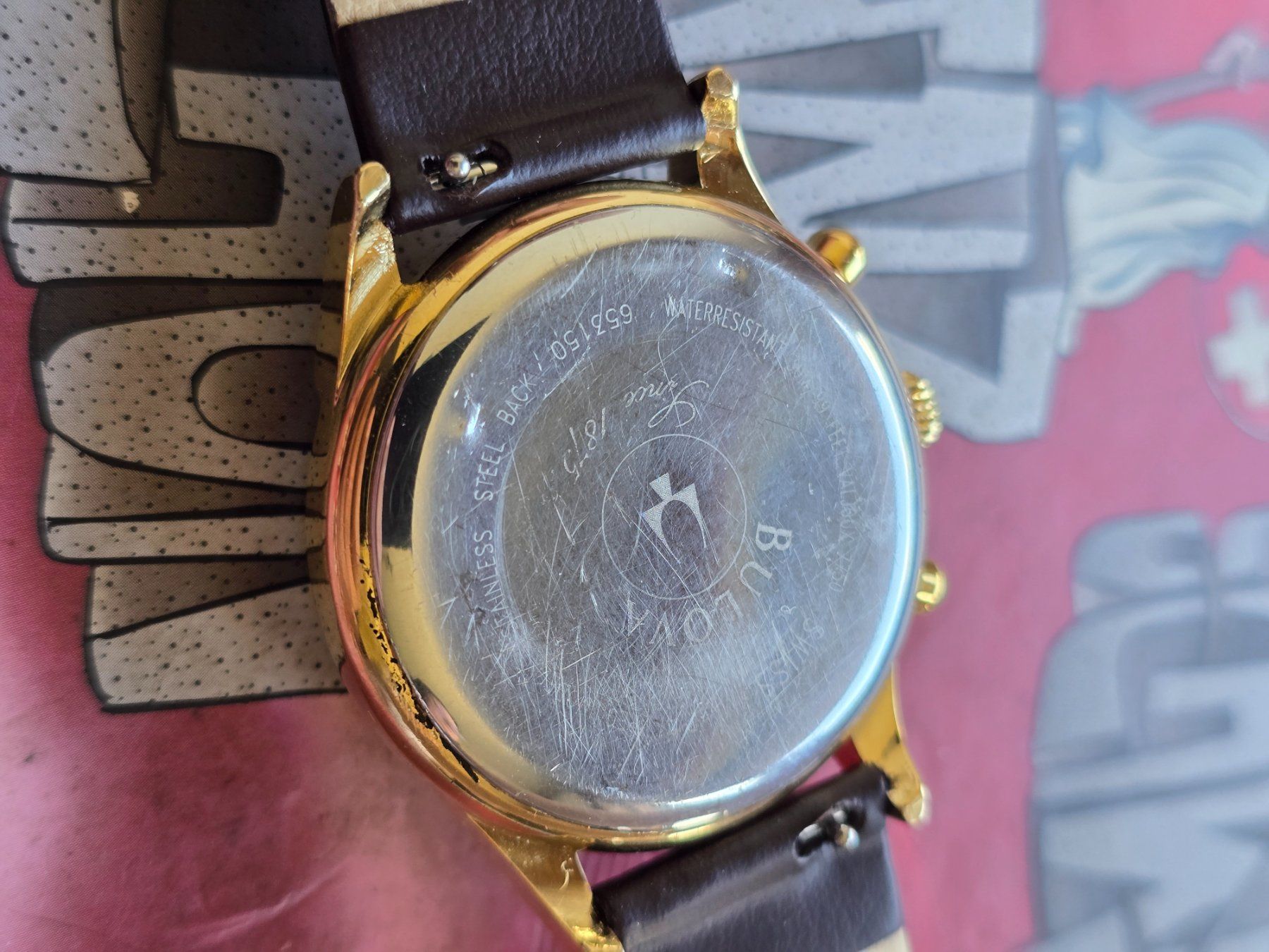 Bulova Uhren: 292 Bulova Date Chronograph Valjoux 7750 wunderschoen – Gebraucht aus Muri AG von Corredor 6