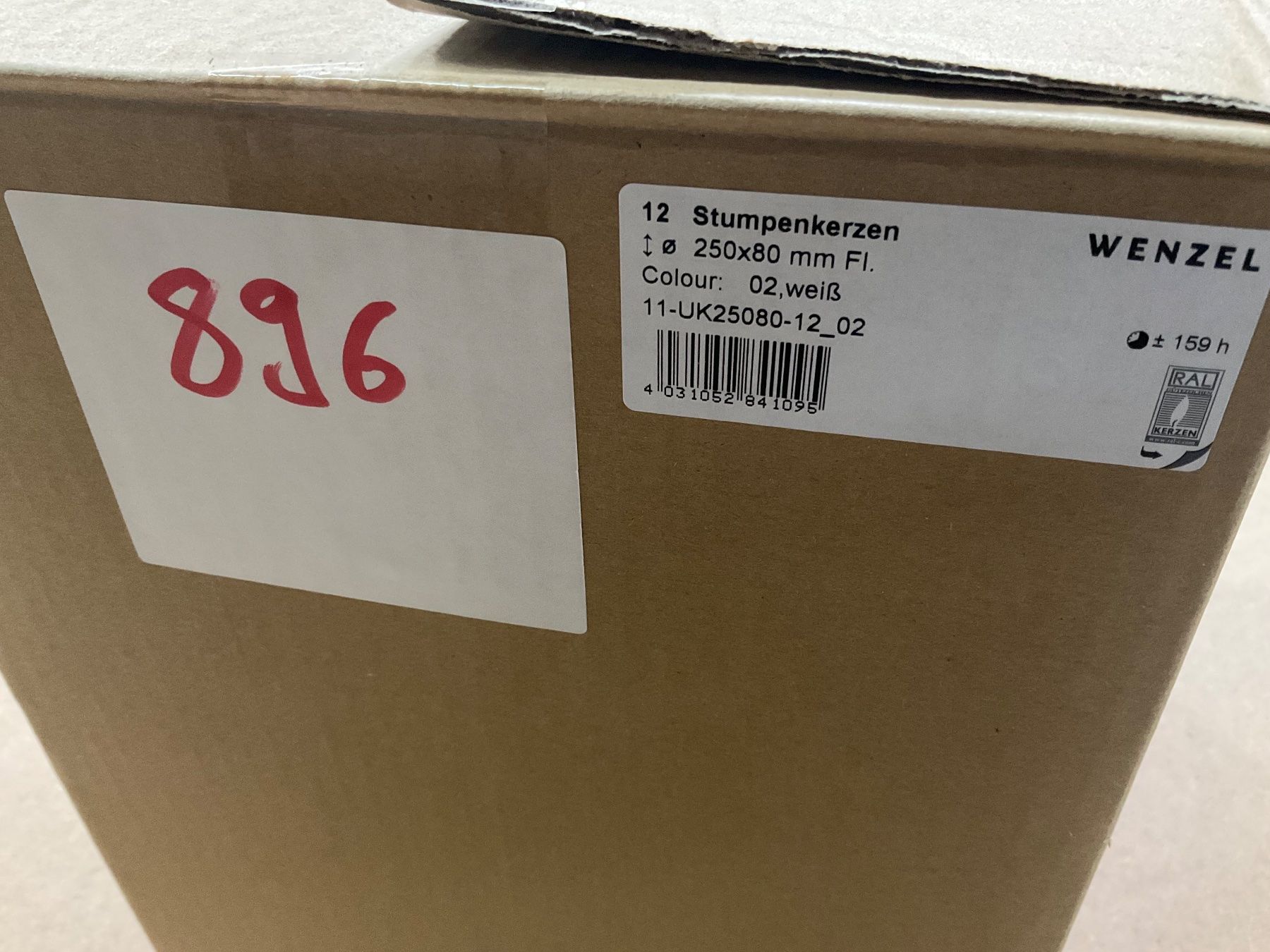 Candele: 896 Posten Kerzen Rohlinge aus Liquidation – Nuovo (secondo la descrizione) da Derendingen venduto da Meisterstuecke 2