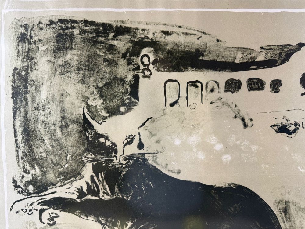 Hannes Portmann (1927 - 2007) Grosse Lithographie Hsigniert 3