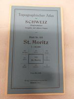 St. Moritz - Topographischer Atlas - 1944 ( Super Tip Top )