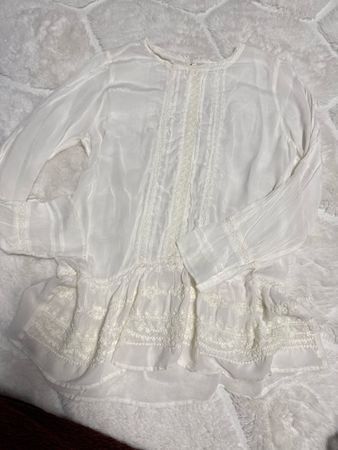 Bluse Globus Essentials Viskose weiss Grösse 38