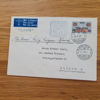 Luftpost Brief Luzern Zürich 1938 Pro Aero