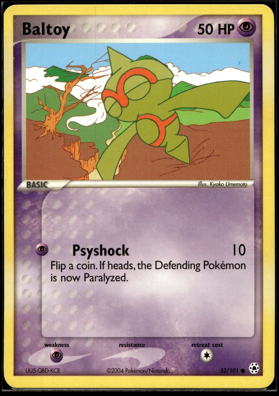 Pokémon Sammelbilder & Trading cards: Baltoy (HL EN 52/101) – Gebraucht aus Affoltern am Albis von Chiesa_5