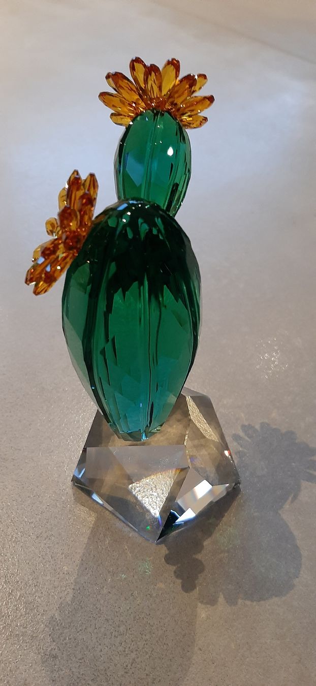 Swarovski Tutte le decorazioni: Swarovski Golden Yellow Cactus – Nuovo e nell'imballaggio originale da Zuzwil SG venduto da alfaromeo159ti 4