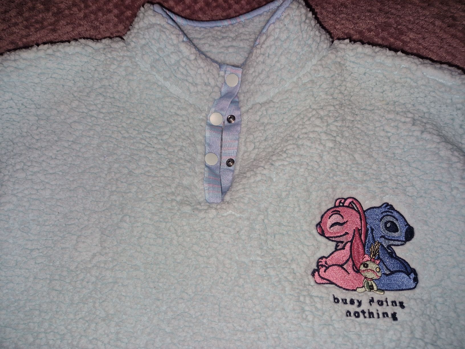 Maglioni & Felpe: Kuscheliger Teddyfleece Pulli Stitch Gr. S – Usato da Utzenstorf venduto da Ernie_und_Bert 1