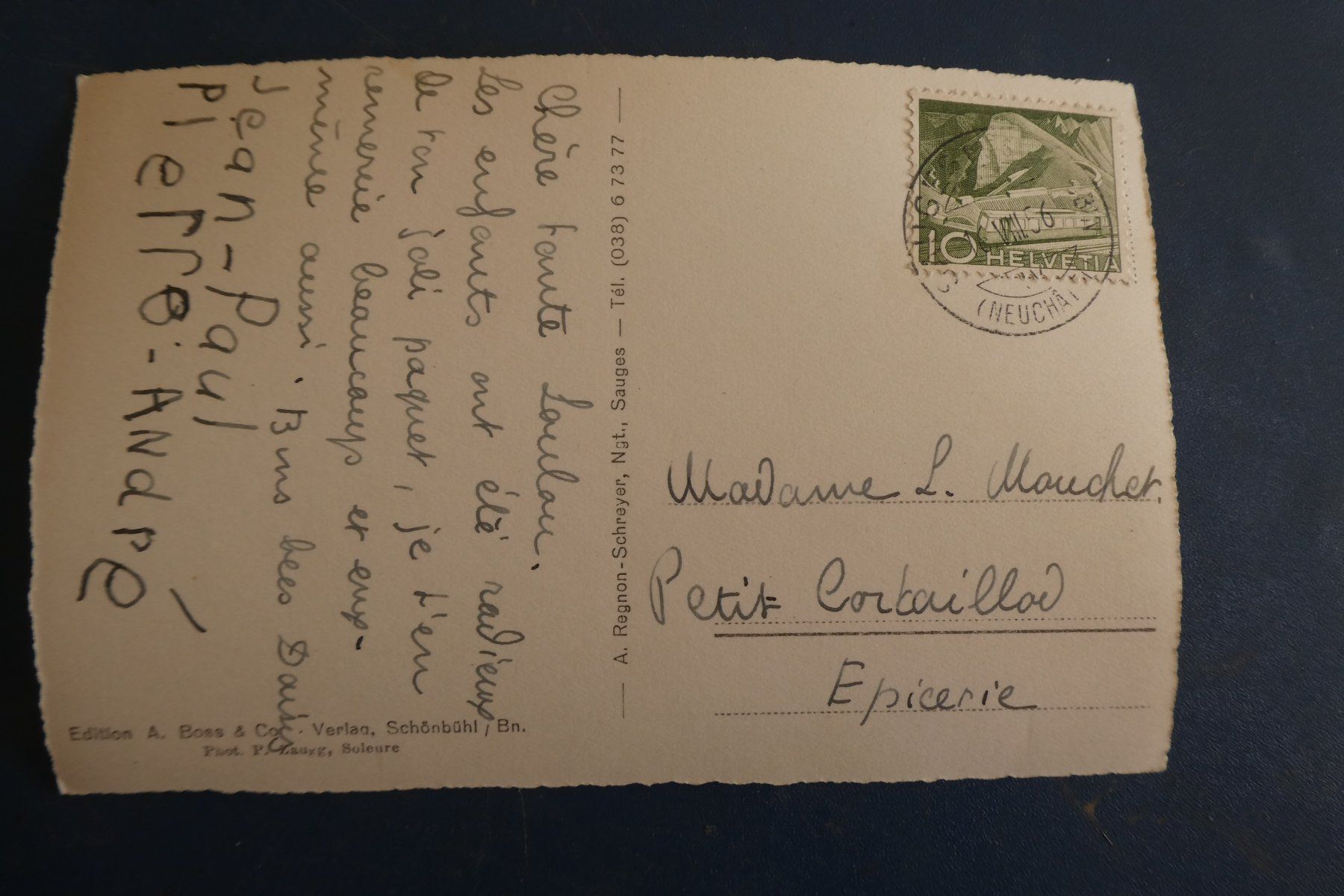 Cartoline postali: Sauge NE – Usato da Fontaines NE venduto da monloisir 1