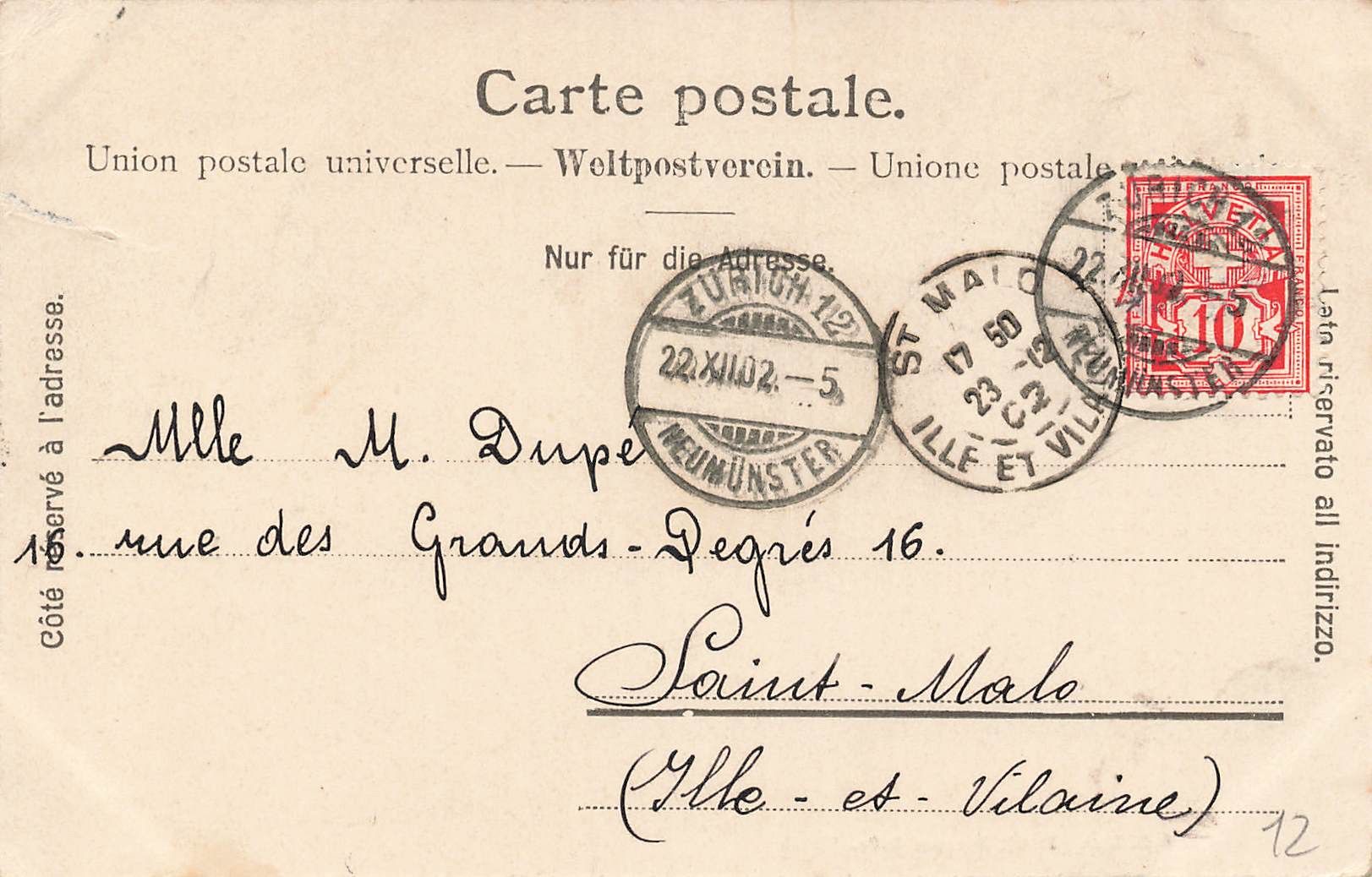 Cartoline postali: Zurich schiff boot battello anime – Usato da Biasca venduto da Blenio71 1