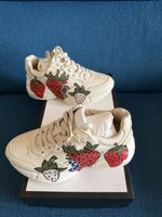 Sneaker Gucci Rhyton Strawberry pelle bianco taglia 35+