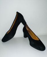 GABOR 38 💃🏻 Lady G 5 1/2 Echt Wild Leder Schwarz…wie NEU