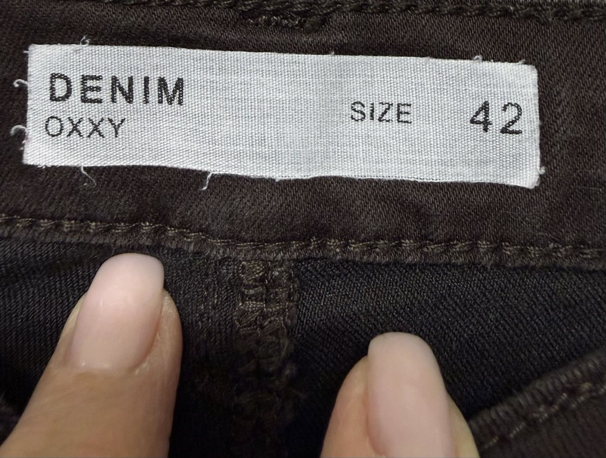 Jeans: OXXY Denim Hose, Gr. 42, braun – Neu (gemäss Beschreibung) aus Lyss von Sibella56 1