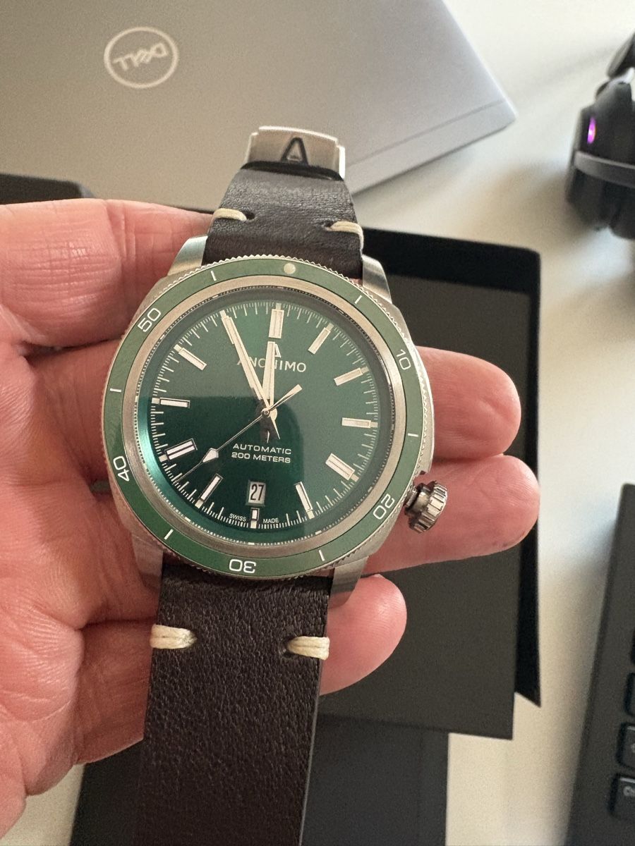 Anonimo Orologi: Anonimo Nautilo Vintage Grün – Nuovo (secondo la descrizione) da Bern venduto da Minok