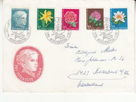 SBK J205 - J209 FDC gelaufen