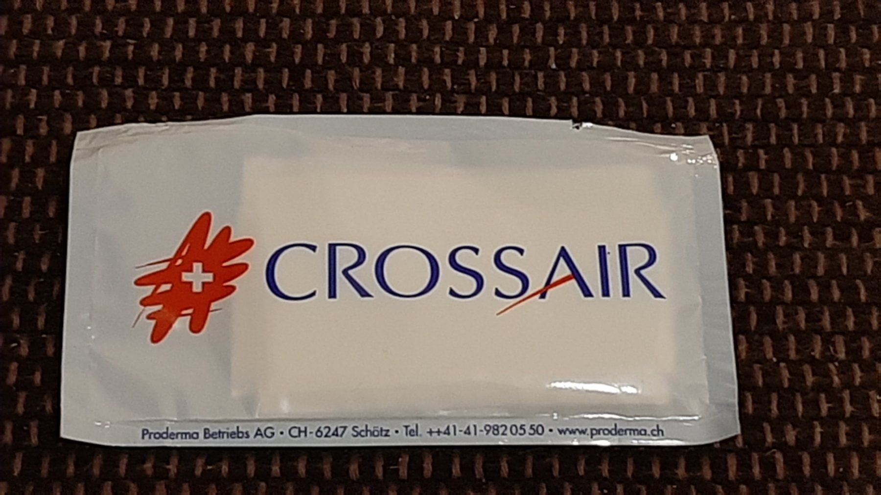 Pasti del neonato: Vintage - Crossair - refreshing tissue – Nuovo e nell'imballaggio originale da Porza venduto da ulletta1