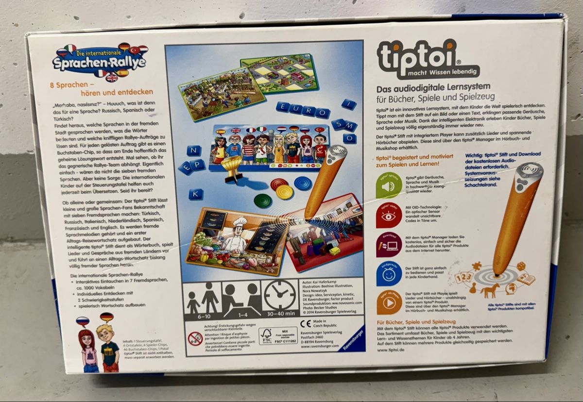 Ravensburger Spiele: Tiptoi Sprachen-Rallye, Ravensburger, neu – Neu und originalverpackt aus Langrickenbach von Sunshine18 2