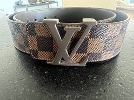 Louis Vuitton Gürtel - Damier Ebene - 90cm