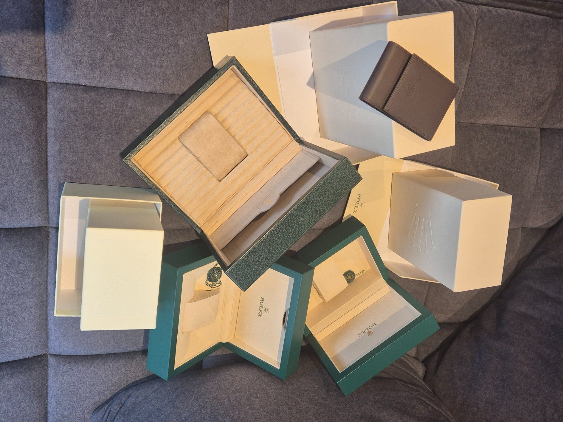 Uhren: Rolex 3 Boxen und Outerboxteile – Gebraucht aus morgarten von Nanusex 1