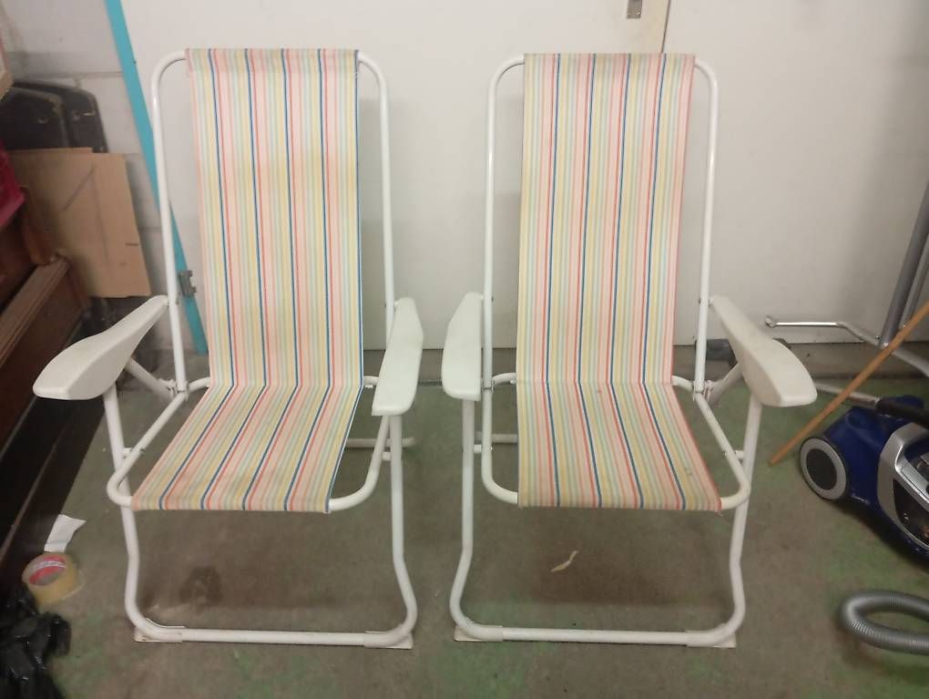 Chaises: 2 Sonnenstühle, Vintage – D'occasion à Basel par Petergunn